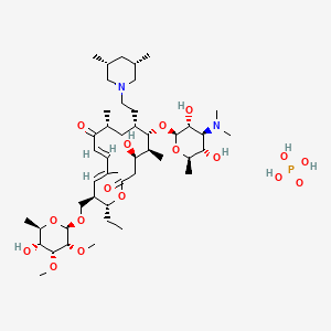 molecular formula C46H83N2O17P B1662194 Tilmicosin Phosphate CAS No. 137330-13-3