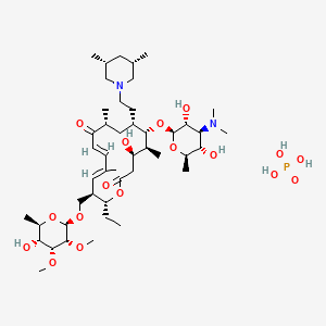 molecular formula C46H83N2O17P B1662194 Tilmicosin phosphate CAS No. 137330-13-3