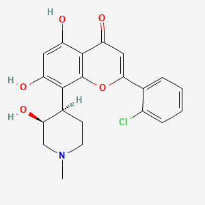 molecular formula C21H20ClNO5 B1662207 Alvocidib CAS No. 146426-40-6