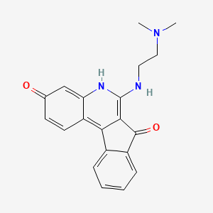 molecular formula C20H19N3O2 B1662211 TAS-103 CAS No. 174634-08-3