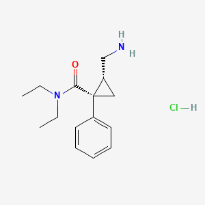 molecular formula C15H23ClN2O B1662212 Levomilnacipran hydrochloride CAS No. 175131-60-9