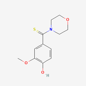 molecular formula C12H15NO3S B1662213 Vanitiolide CAS No. 17692-71-6