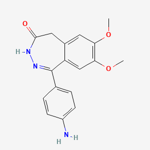 1-(4-Aminophenyl)-7,8-dimethoxy-3,5-dihydro-2,3-benzodiazepin-4-one