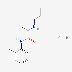 molecular formula C13H21ClN2O B1662218 Prilocaine Hydrochloride CAS No. 1786-81-8