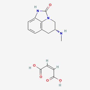 molecular formula C15H17N3O5 B1662219 Sumanirole maleate CAS No. 179386-44-8