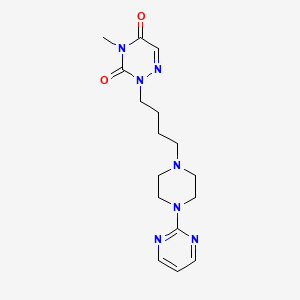 molecular formula C16H23N7O2 B1662220 Eptapirone CAS No. 179756-58-2