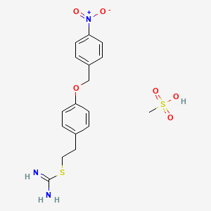 2-[2-[4-(4-Nitrobenzyloxy)phenyl]ethyl]isothiourea mesylate