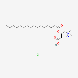 molecular formula C23H46ClNO4 B1662240 Palmitoyl-DL-carnitine chloride CAS No. 6865-14-1