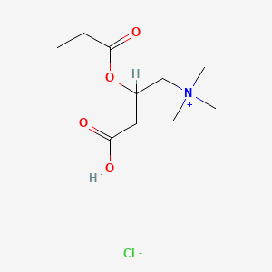 molecular formula C10H20ClNO4 B1662241 (+/-)-Propionylcarnitine chloride CAS No. 18828-58-5