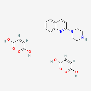 molecular formula C21H23N3O8 B1662243 Quipazine dimaleate CAS No. 150323-78-7
