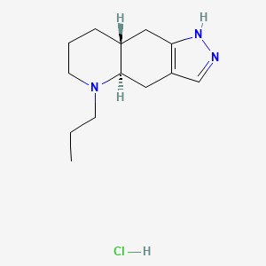 molecular formula C13H22ClN3 B1662246 盐酸喹吡罗 CAS No. 85798-08-9