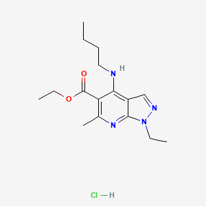 molecular formula C16H25ClN4O2 B1662250 Tracazolate hydrochloride 