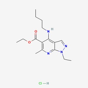 molecular formula C16H25ClN4O2 B1662250 Tracazolate hydrochloride CAS No. 1135210-68-2