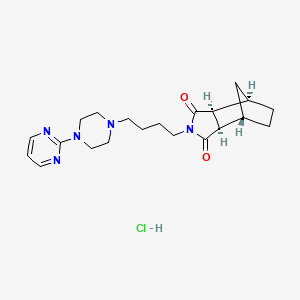 molecular formula C21H30ClN5O2 B1662252 Tandospirone hydrochloride CAS No. 99095-10-0