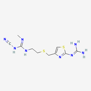 molecular formula C10H16N8S2 B1662263 Tiotidine CAS No. 69014-14-8
