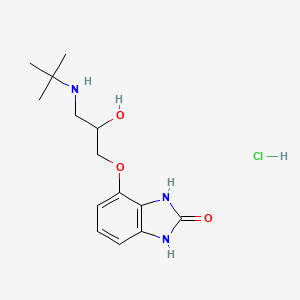 molecular formula C14H22ClN3O3 B1662269 CGP 12177 hydrochloride CAS No. 64208-32-8