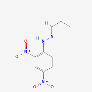 molecular formula C10H12N4O4 B166227 Isobutyraldehyde, 2,4-dinitrophenylhydrazone CAS No. 2057-82-1