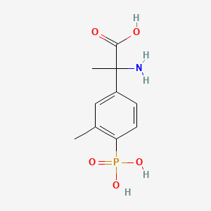 molecular formula C10H14NO5P B1662276 2-Amino-2-(3-methyl-4-phosphonophenyl)propanoic acid CAS No. 339526-74-8