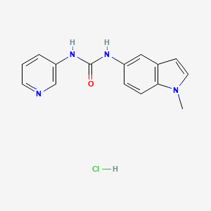 molecular formula C15H15ClN4O B1662277 SB 200646 hydrochloride CAS No. 143797-62-0