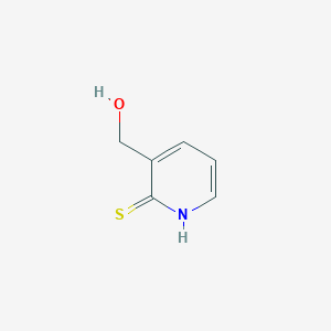 molecular formula C6H7NOS B166229 (2-Mercaptopyridin-3-yl)methanol CAS No. 131116-62-6