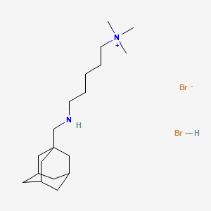 molecular formula C19H38Br2N2 B1662290 Iem 1460 CAS No. 121034-89-7