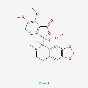 molecular formula C22H23NO7.ClH<br>C22H24ClNO7 B1662299 Noscapine Hydrochloride CAS No. 912-60-7