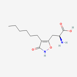 molecular formula C12H20N2O4 B1662300 (S)-HexylHIBO CAS No. 334887-48-8
