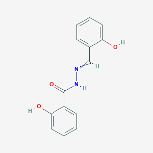 molecular formula C14H12N2O3 B1662304 (2-Hydroxybenzylidene)salicylohydrazide CAS No. 3232-36-8