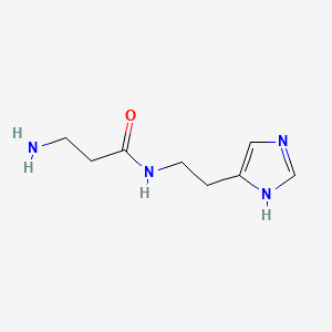 molecular formula C8H14N4O B1662310 Carcinine CAS No. 56897-53-1