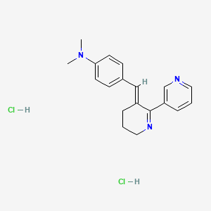 molecular formula C19H23Cl2N3 B1662313 Dmab-anabaseine dihydrochloride CAS No. 154149-38-9