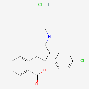 molecular formula C19H21Cl2NO2 B1662314 (+/-)-AC 7954 Hydrochloride CAS No. 477313-09-0