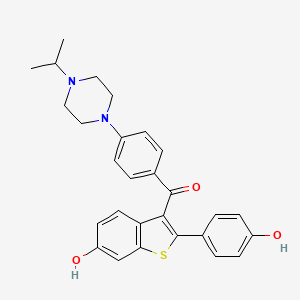 molecular formula C28H28N2O3S B1662316 LY134046 CAS No. 849662-80-2