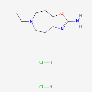 molecular formula C9H16ClN3O B1662323 Azepexole (hydrochloride) CAS No. 36067-72-8