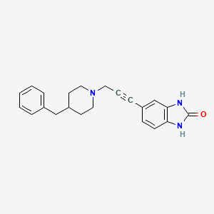 molecular formula C22H23N3O B1662325 TCS 46b CAS No. 302799-86-6