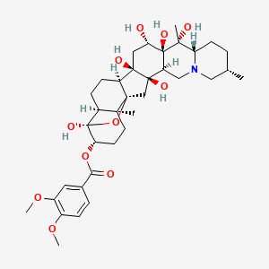 molecular formula C36H51NO11 B1662332 Veratridine CAS No. 71-62-5