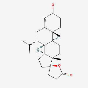 molecular formula C25H36O3 B1662336 7-丙基螺内酯 CAS No. 76676-33-0