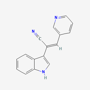 molecular formula C16H11N3 B1662342 Paprotrain CAS No. 57046-73-8