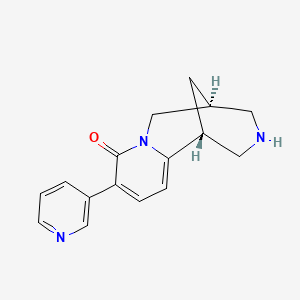 molecular formula C16H17N3O B1662352 3-pyr-Cytisine CAS No. 948027-43-8