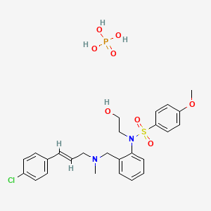 molecular formula C26H32ClN2O8PS B1662374 KN-93磷酸盐 CAS No. 1188890-41-6