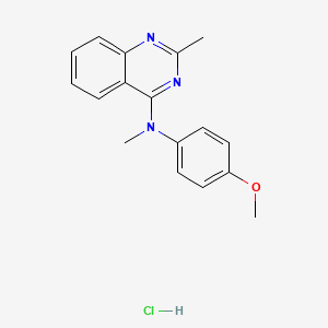 molecular formula C17H18ClN3O B1662378 Verubulin Hydrochloride CAS No. 917369-31-4