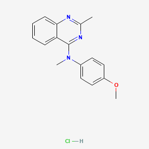 molecular formula C17H18ClN3O B1662378 Verubulin hydrochloride CAS No. 917369-31-4