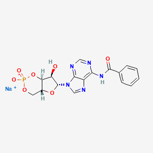 molecular formula C17H15N5NaO7P B1662379 6-Bnz-cAMP sodium salt CAS No. 1135306-29-4