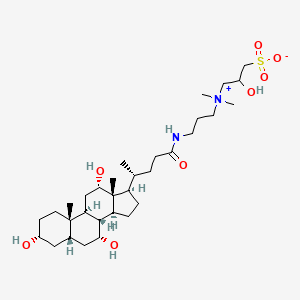 molecular formula C32H59N2O8S+ B1662381 Chapso CAS No. 82473-24-3