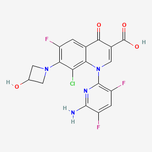 molecular formula C18H12ClF3N4O4 B1662383 Delafloxacin CAS No. 189279-58-1
