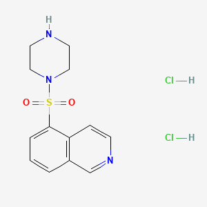 molecular formula C13H17Cl2N3O2S B1662385 5-(Piperazine-1-sulfonyl)isoquinoline dihydrochloride CAS No. 210297-47-5