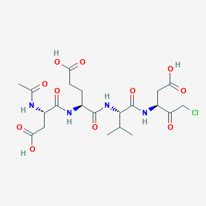 molecular formula C21H31ClN4O11 B1662386 Ac-DEVD-CMK 