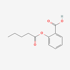molecular formula C12H14O4 B1662393 Salicylic acid, valerate CAS No. 64206-54-8