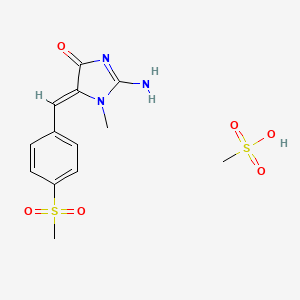 molecular formula C13H17N3O6S2 B1662394 ZLJ-6 