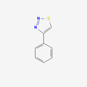 molecular formula C8H6N2S B1662399 4-Phenyl-1,2,3-thiadiazole CAS No. 25445-77-6