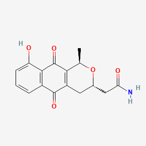 molecular formula C16H15NO5 B1662403 Nanaomycin C CAS No. 58286-55-8